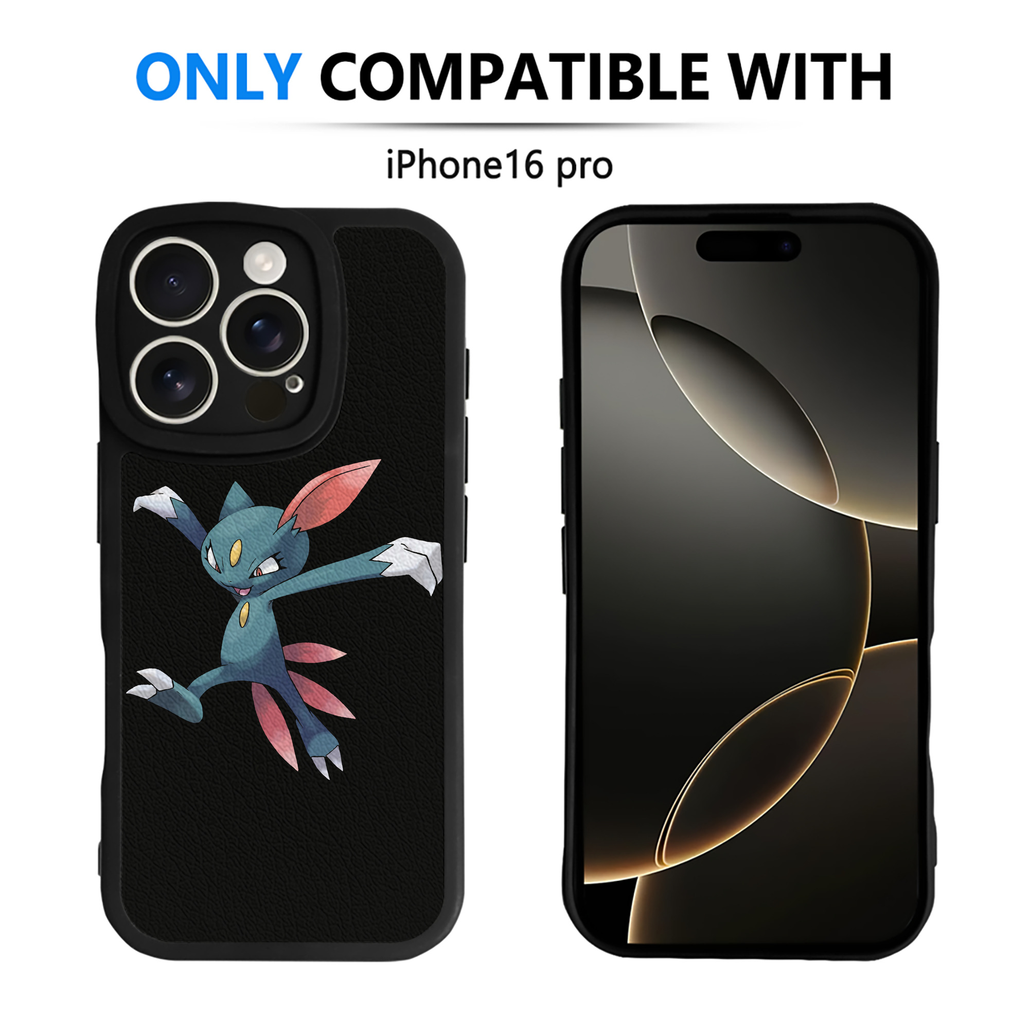 （画像用） ポケットモンスター Pokémon 【iPhone 16シリーズ対応】シリコンスマホケース（レザー調） 材質：シリコン